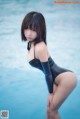 Coser@抱走莫子aa Vol.001: 黑色乳胶泳衣 (40 photos) P10 No.cb101e