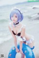 Coser @ 桜 桃 喵 Vol.036: 蕾姆 水 着 (48 photos) P35 No.c3a81d