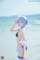 Coser @ 桜 桃 喵 Vol.036: 蕾姆 水 着 (48 photos) P24 No.f525fe