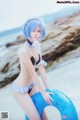 Coser @ 桜 桃 喵 Vol.036: 蕾姆 水 着 (48 photos) P6 No.e884af