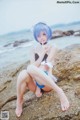 Coser @ 桜 桃 喵 Vol.036: 蕾姆 水 着 (48 photos) P47 No.9086dc