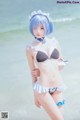 Coser @ 桜 桃 喵 Vol.036: 蕾姆 水 着 (48 photos) P13 No.bf6226