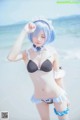 Coser @ 桜 桃 喵 Vol.036: 蕾姆 水 着 (48 photos) P27 No.986430