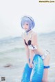 Coser @ 桜 桃 喵 Vol.036: 蕾姆 水 着 (48 photos) P17 No.b36713