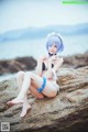 Coser @ 桜 桃 喵 Vol.036: 蕾姆 水 着 (48 photos) P5 No.a1a14d