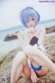 Coser @ 桜 桃 喵 Vol.036: 蕾姆 水 着 (48 photos) P48 No.dabe08