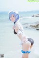 Coser @ 桜 桃 喵 Vol.036: 蕾姆 水 着 (48 photos) P25 No.2f5bbd